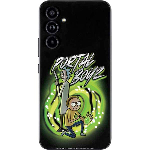 Adult Swim Rick and Morty Portal Boyz Galaxy A54 5G Skin